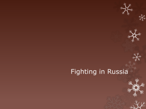 Fighting in Russia