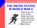 the united states in world war ii