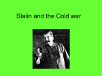 Stalin and the Cold war