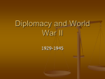 Diplomacy and World War II
