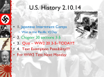 WHS WW2 Part 2 The Pacific 2014