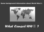 The causes of WWⅡ