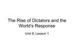 Rise of Dictators