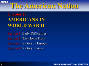 chapter 27 americans in world war ii