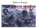 3 hitler to russia