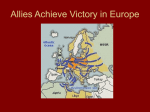 Allies Achieve Victory in Europe