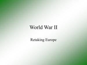 WW2 Retaking Europe