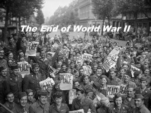 The End of World War II