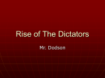 7.1Rise of Dictators
