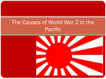 The Causes of World War 2 in the Pacific - learning