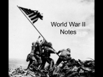 World War II Notes - Doral Academy Preparatory