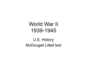 World War II 1939-1945