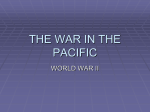 the war in the pacific