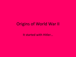 Origins of World War II