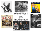 World War II and Its Aftermath