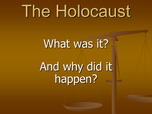 The Holocaust - keystonemiddle