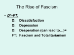 Depression to Fascism Lecture