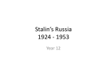 Stalin`s Russia 1924