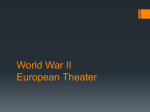 World War II in Europe PowerPoint