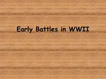 Early Battles in WWII