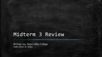 Midterm 3 Review Slides