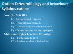 E1 – Stimulus and response - IBDPBiology-Dnl