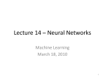 Neural Networks, Andrew Rosenberg