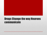 Drugs Change the way Neurons communicate