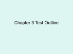 Chapter 3 Test Outline - School District 67 Okanagan Skaha