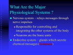 What Are the Major Physiological Systems