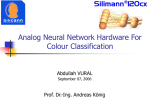Analog Neural Network Hardware For Colour Classification