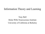 Information Theory and Learning