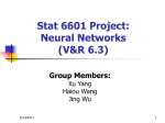 Stat 6601 Project: Neural Networks (V&R 6.3)