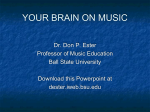 Psychology of Music MUSED 681
