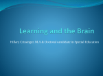 Learning and the Brain - Santa Clara County Office of