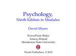 Psychology (9th Edition) David Myers