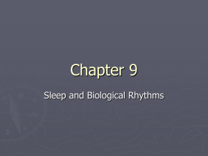 Chapter 9 Sleep and Biological Rhythms