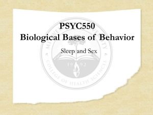 PSYC550 Sleep and Sex