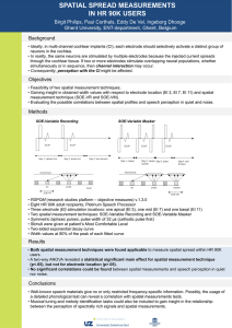 Spatial Spread Measurements in HR 90K users