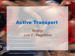 Active Transport