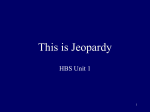 HBS Unit 1 Jeopardy