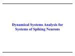 The Spike Activity of Neocortical Columns: A Dynamical Systems