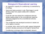 Module 22 Biology, Cognition, and Learning