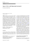 Impact of diet on adult hippocampal neurogenesis