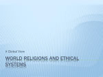 PPT - World Religions and Ethical Systems