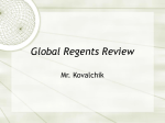 Global Regents Review