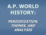 periodization, themes, and analysis ap world history
