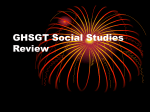 GHSGT Social Studies Review - Home