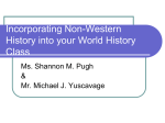 Incorporating Non-Western History into your World History