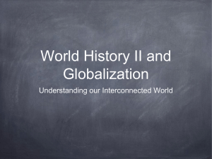 World History II and Globalization